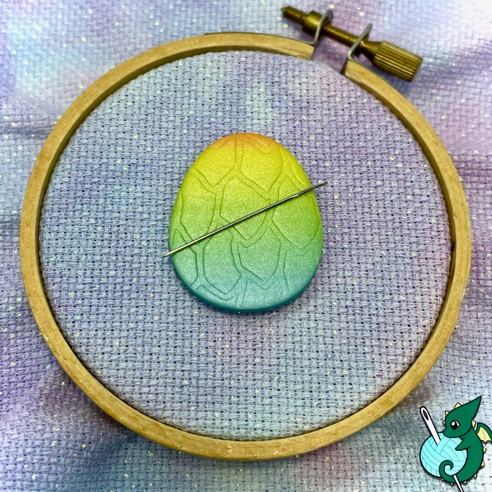 Customisable Dragon Egg Needle Minder - 3.5cm