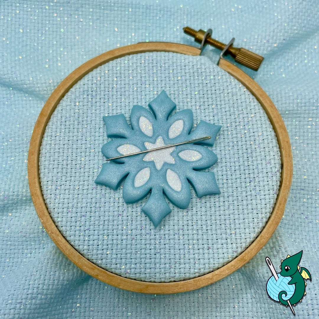 Snowflake Needle Minder - 4cm