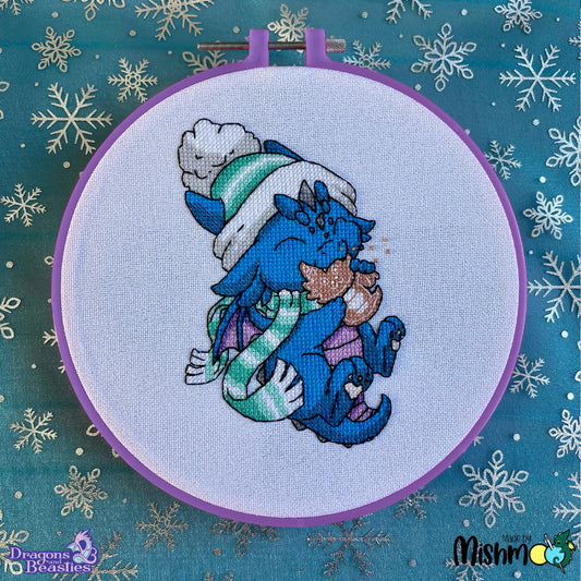 Blaze Gingerbread Cookie Cross Stitch Pattern