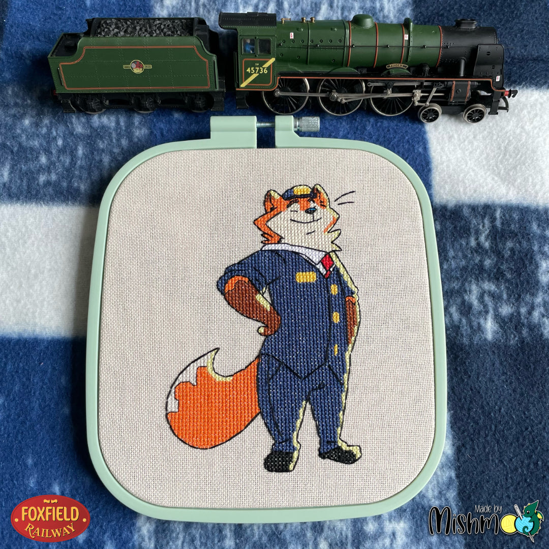 Foxfield Railway Official Reg Cross Stitch Pattern