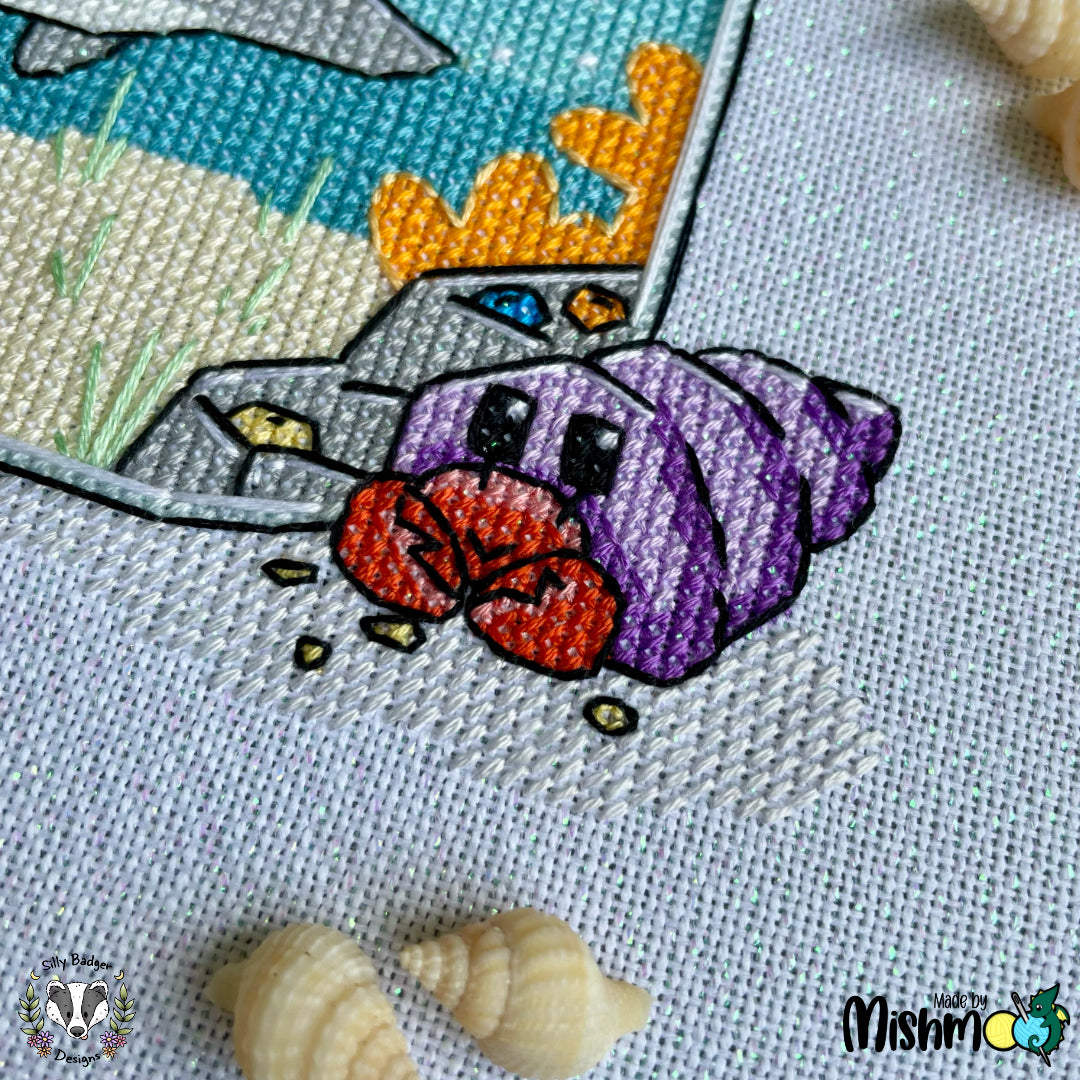 Dolphin/Sunshine Potion Bottle Cross Stitch Pattern