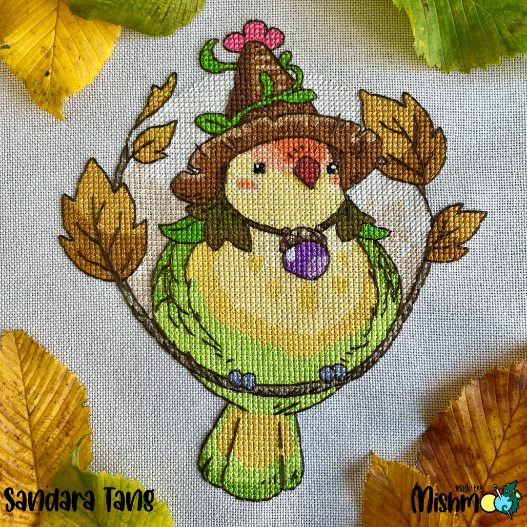 Parrot Borb Cross Stitch Pattern