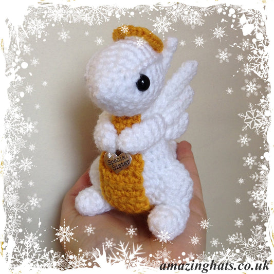 Angel Dragon with Charm