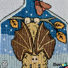 Load image into Gallery viewer, Bat/Cosy Potion Bottle Cross Stitch Pattern