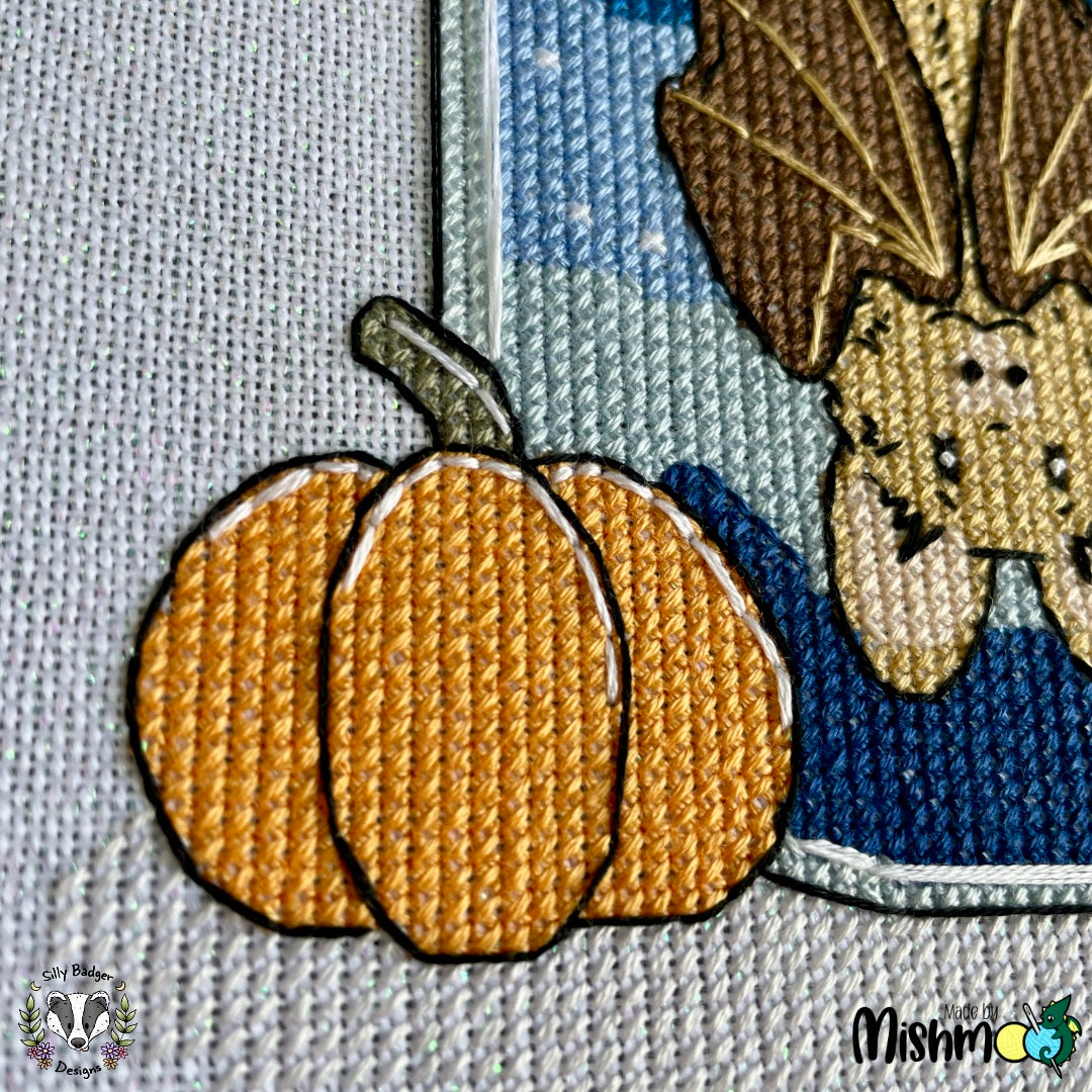 Bat/Cosy Potion Bottle Cross Stitch Pattern