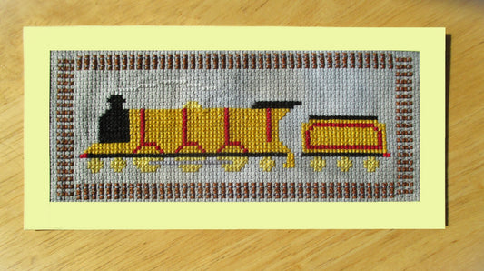 Steam Trains Cross Stitch Pattern