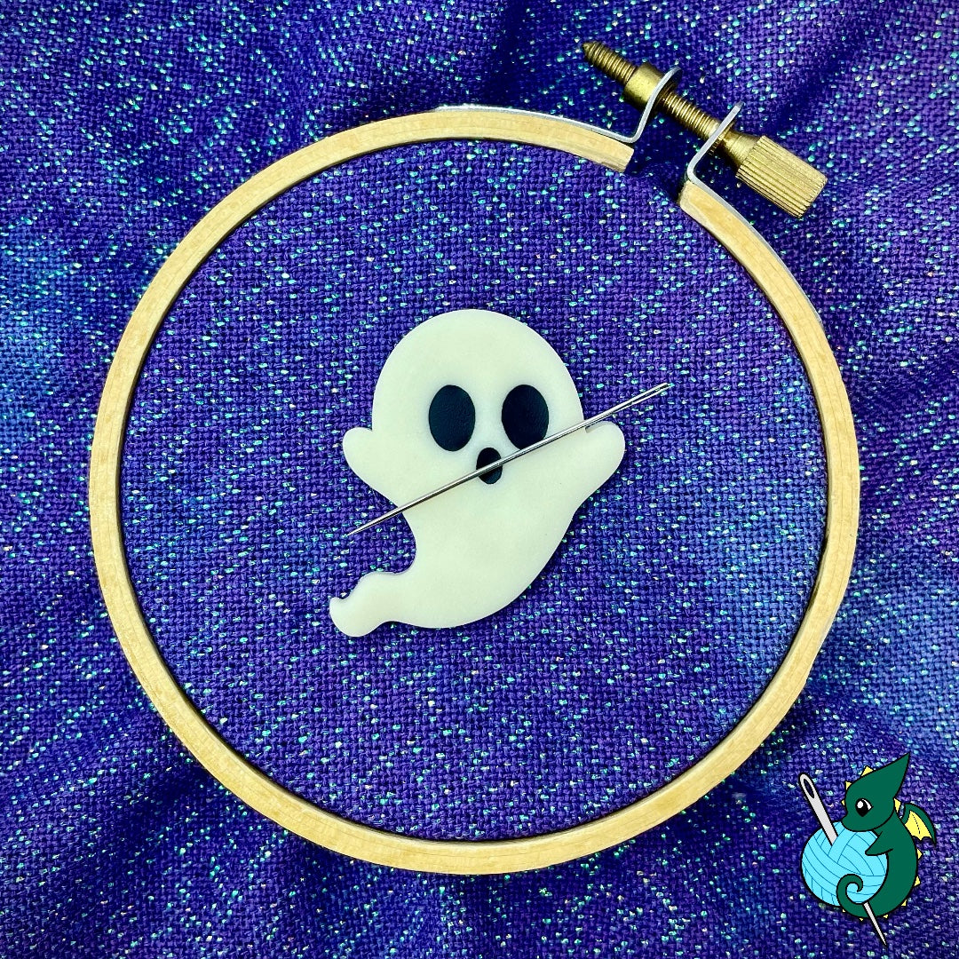 Glow-in-the-dark Ghost Needle Minder - 3.5cm