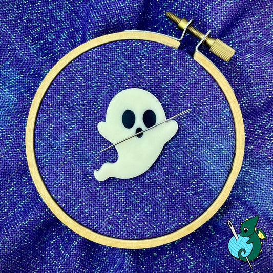 Glow-in-the-dark Ghost Needle Minder - 3.5cm