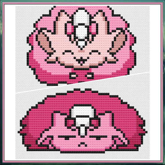 Pollen Puff Cross Stitch Pattern - Beginner Friendly