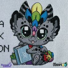 Load image into Gallery viewer, Chibi Zen Cross Stitch Pattern