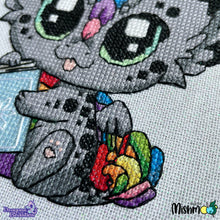Load image into Gallery viewer, Chibi Zen Cross Stitch Pattern