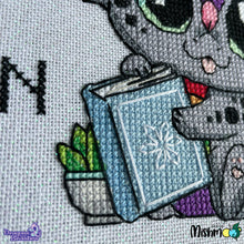 Load image into Gallery viewer, Chibi Zen Cross Stitch Pattern