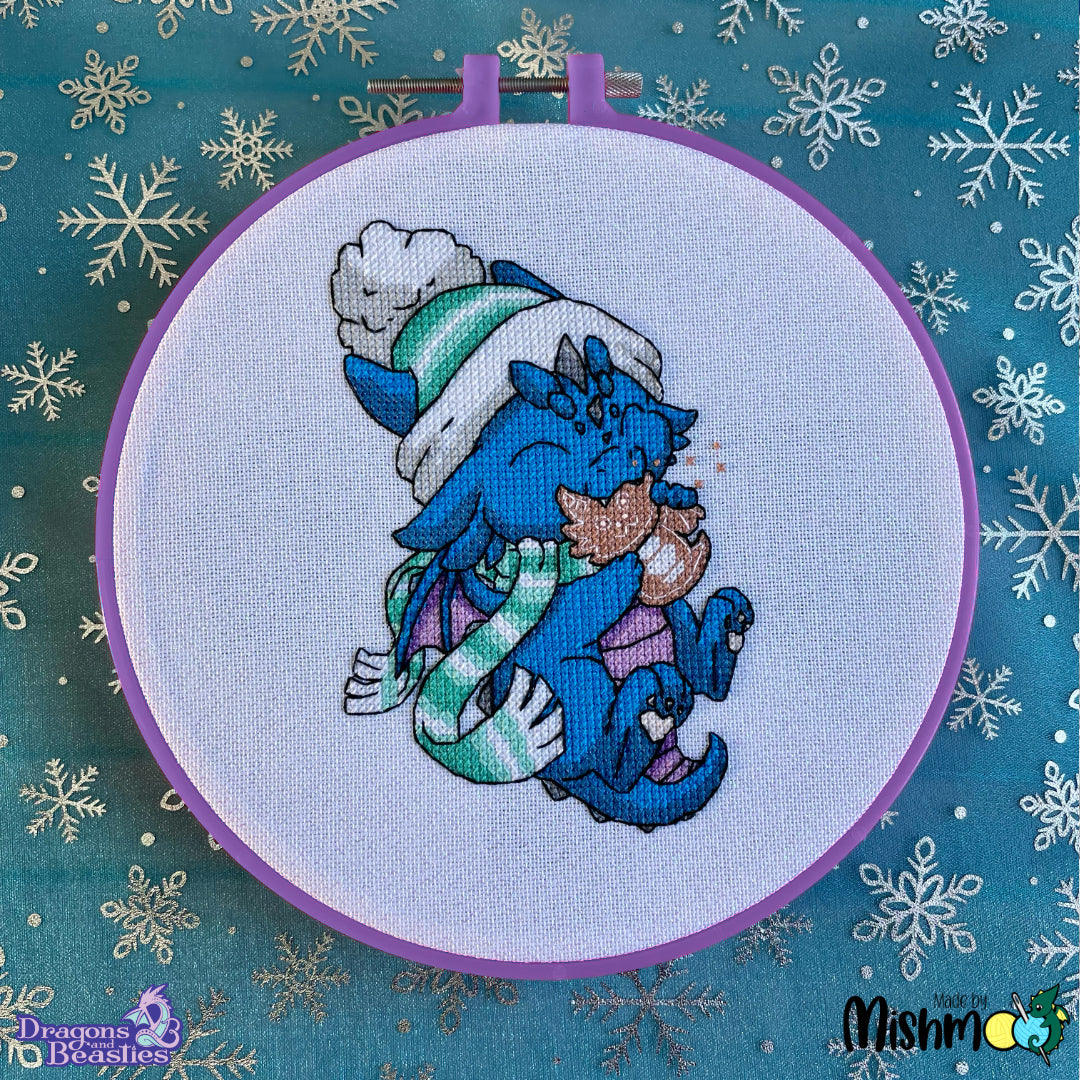 Blaze Gingerbread Cookie Cross Stitch Pattern