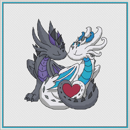 Heartails Cross Stitch Pattern