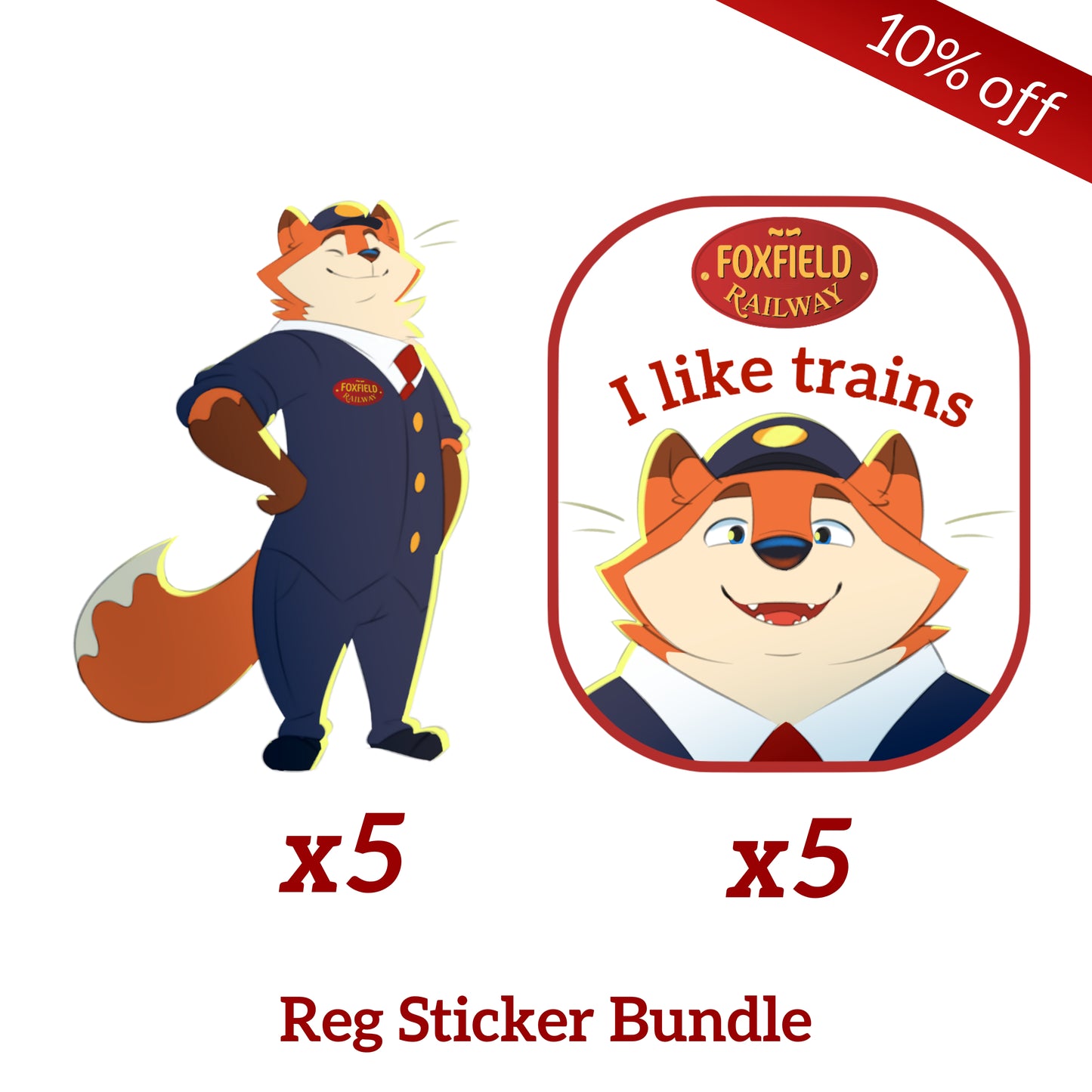 Limited Edition Reg Sticker Bundle