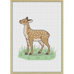 Fallow Doe Cross Stitch Pattern