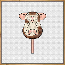 Load image into Gallery viewer, FREE Ratmallow Cross Stitch Pattern