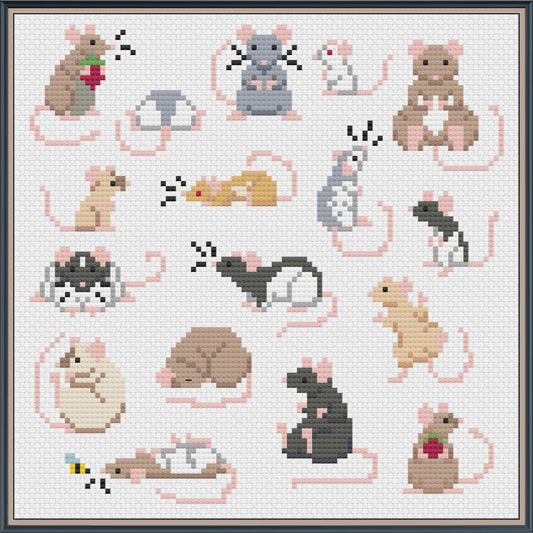 Mini Mischief Cross Stitch Pattern