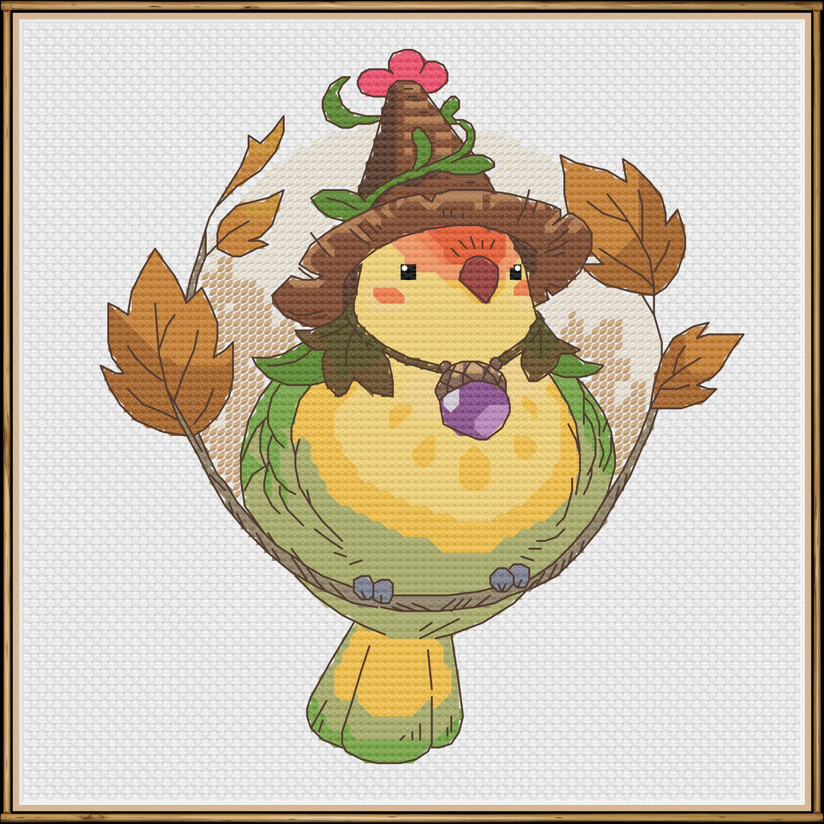 Parrot Borb Cross Stitch Pattern