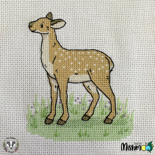 Fallow Doe Cross Stitch Pattern