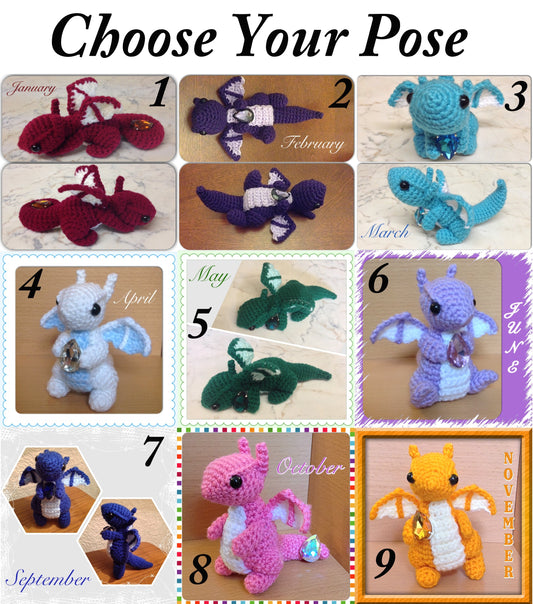 Customised Birthstone Dragon