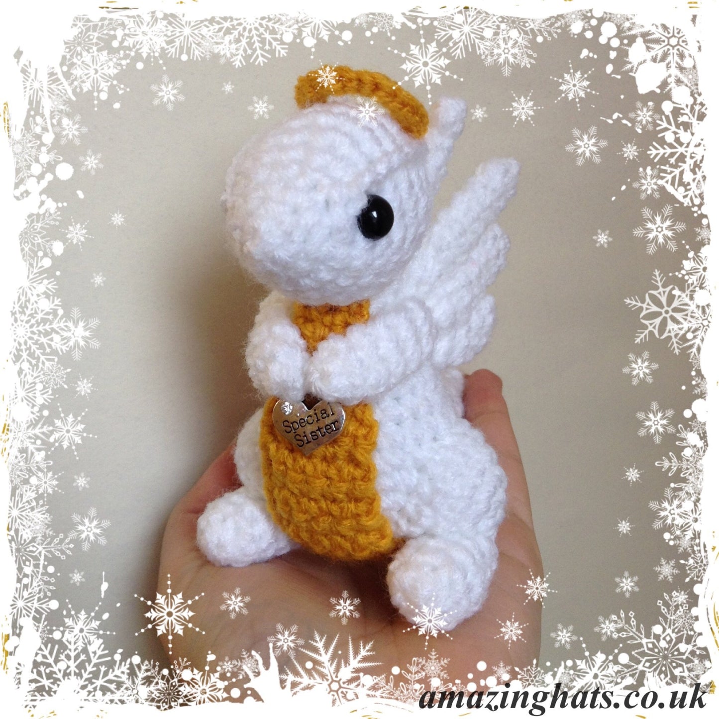 Angel Dragon with Charm