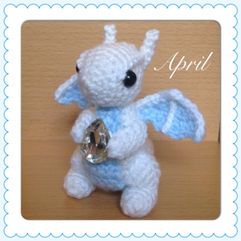 April Birthstone Dragon