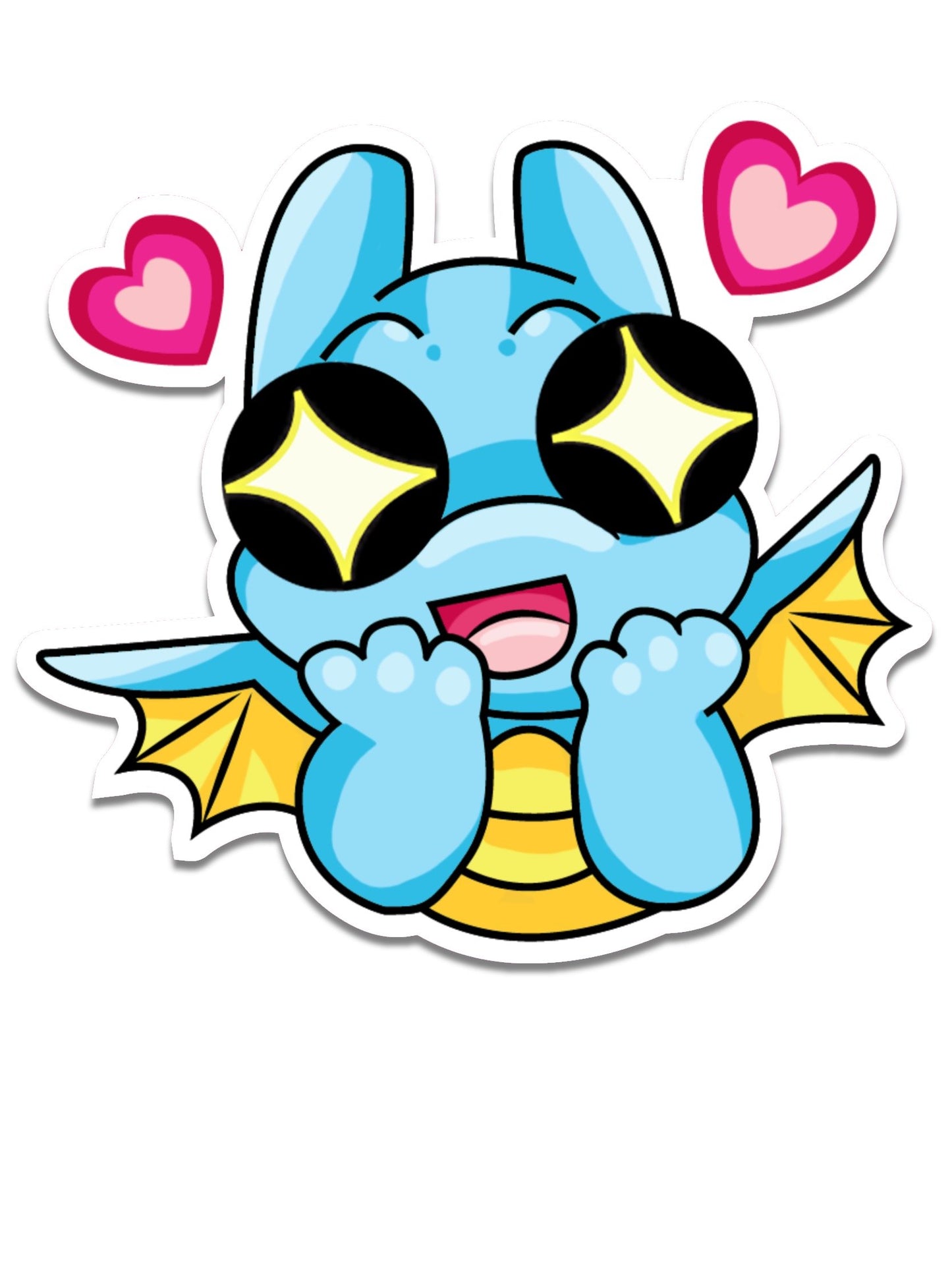 Star Eyed Dragon Sticker