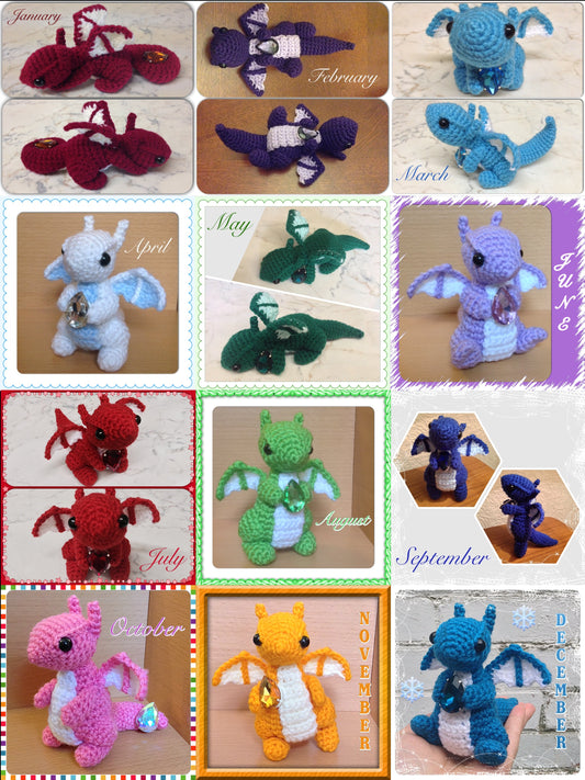 Customised Birthstone Dragon