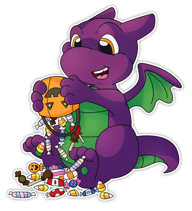 Halloween Dragon Sticker